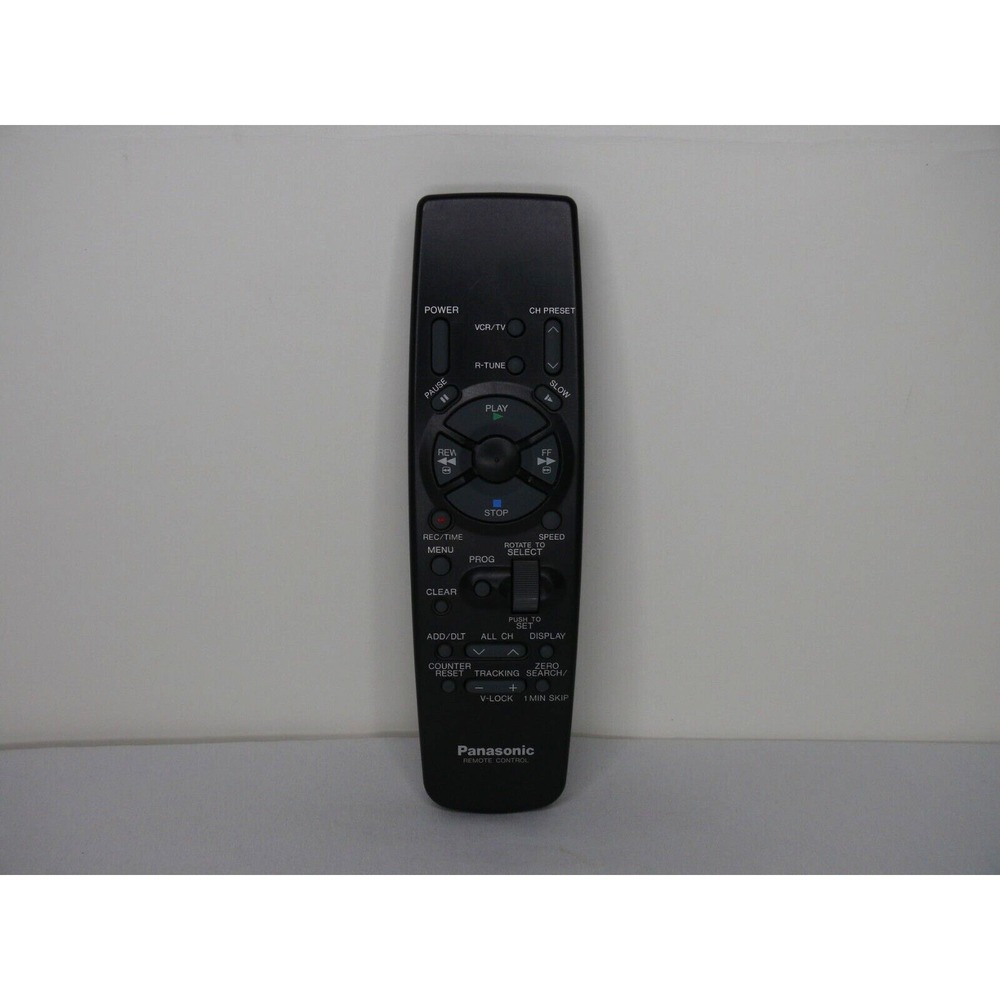 Genuine Panasonic VSQS1337 VCR/TV Remote Control For AG1290P, UNTESTED